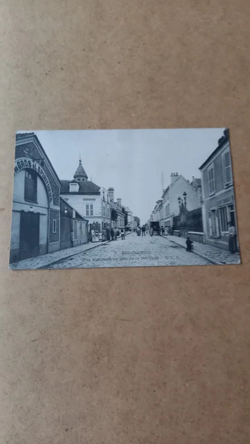Carte Postale Ancienne 91 Ris-Orangis - Rue Nationale - Années 1900