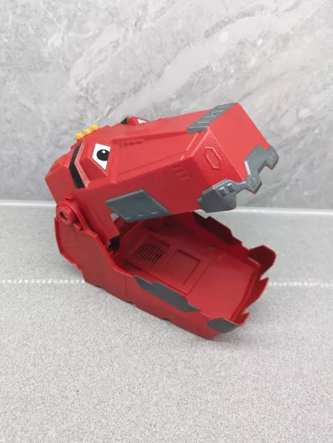 Dinotrux Ty Rux Chomp and Roar Talking Head Puppet Red DreamWorks Dinosaur RARE