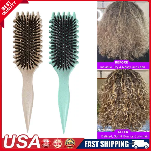 Hair Brush Curl Defining Brush Men/Women Shape Detangling Defining Curls Bounce