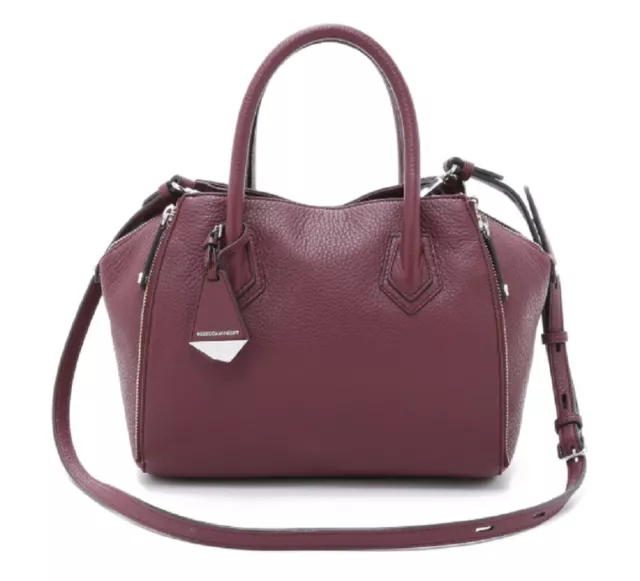 NWT Rebecca Minkoff Tawny Port Leather Mini Perry Satchel Bag $395 SALE!!!