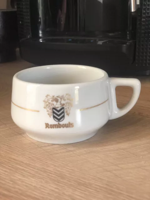 Tasse à café de bar bistrot rombouts royal mosa holland vintage