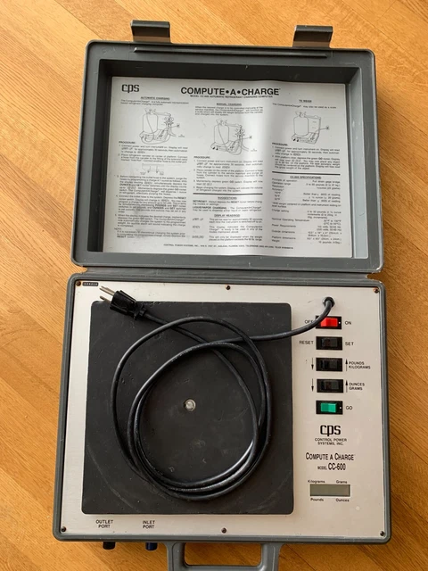 Compute-A-Charge Refrigerant Scale CC-600 Automatic Refr.  Charging Computer cps