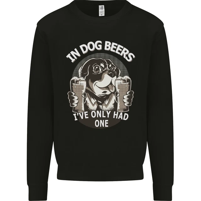 Felpa da uomo Ive Only Had 2 Funny Beers alcool birra