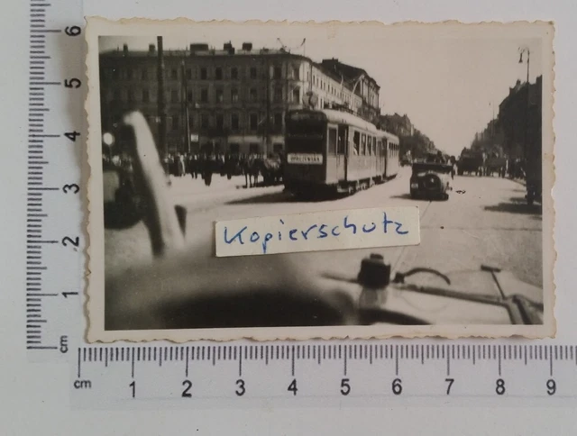 1 x REPRO Polen Warschau Ghetto Straßenbahn