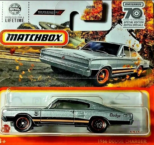 Matchbox 1966 Dodge Charger - 70 Years Special Edition Die-Cast Car, 12/100 - View #3