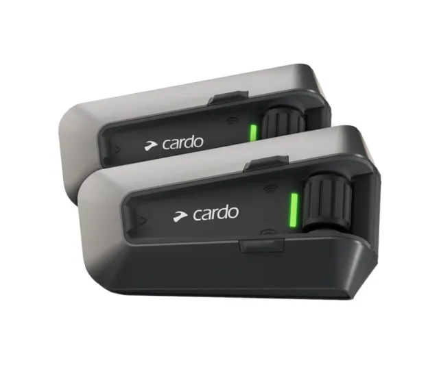 Cardo Packtalk Edge Duo PT200101 Bluetooth Intercom Headset Air Mount Motorrad