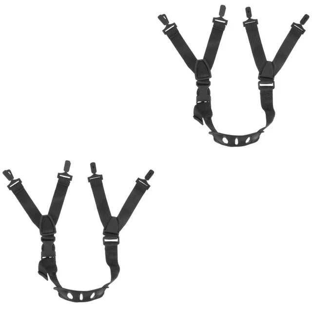 2x Safety Helmet Chin Strap Helmet Supplies Adjustable Helmet Strap for Safety