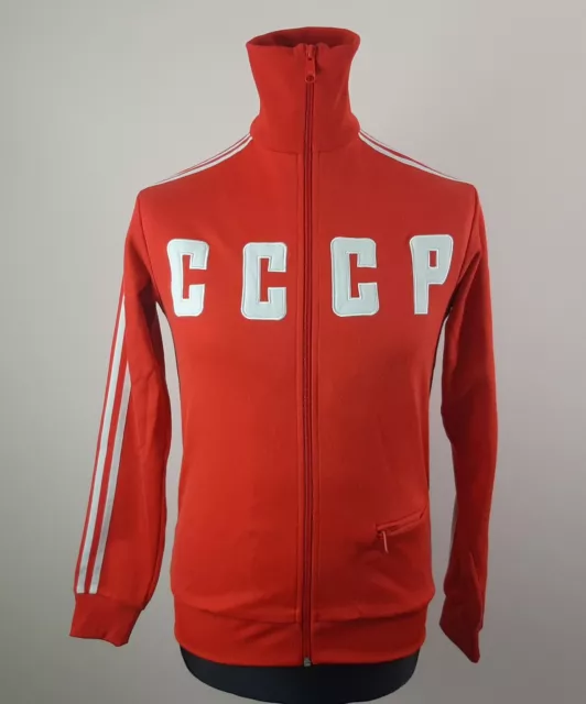 VESTE ADIDAS CCCP URSS Soviet retro vintage tracktop jacket giacca felpa S EUR 124 90 PicClick FR