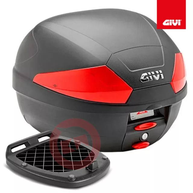 GIVI Set Topcase Monolock 29LT B29 + Platte SR126 Gilera Runner 125 2006-2015