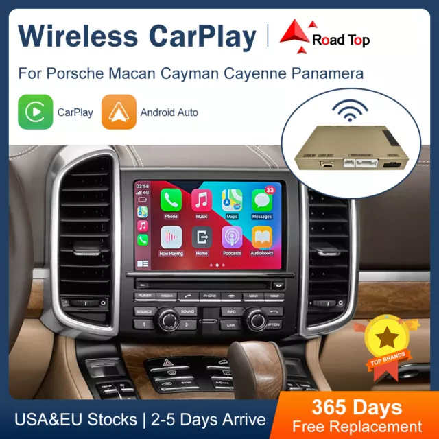 Wireless Carplay Android Auto GPS For Porsche Cayenne Macan Panamera 911 Pcm 3.1