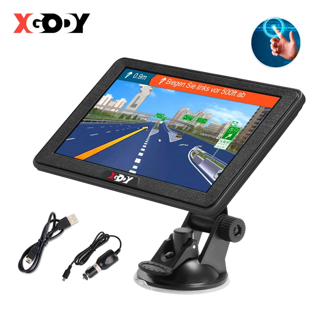 7 INCH CAR GPS Navigation Portable Truck Navigator 8GB 256MB free USA Canada MAP