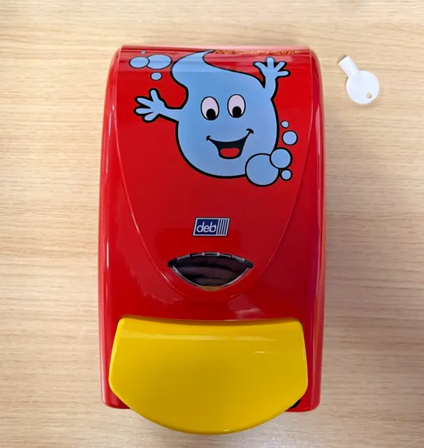 Wall Mounted Kids Themed Red Wall Soap Dispenser