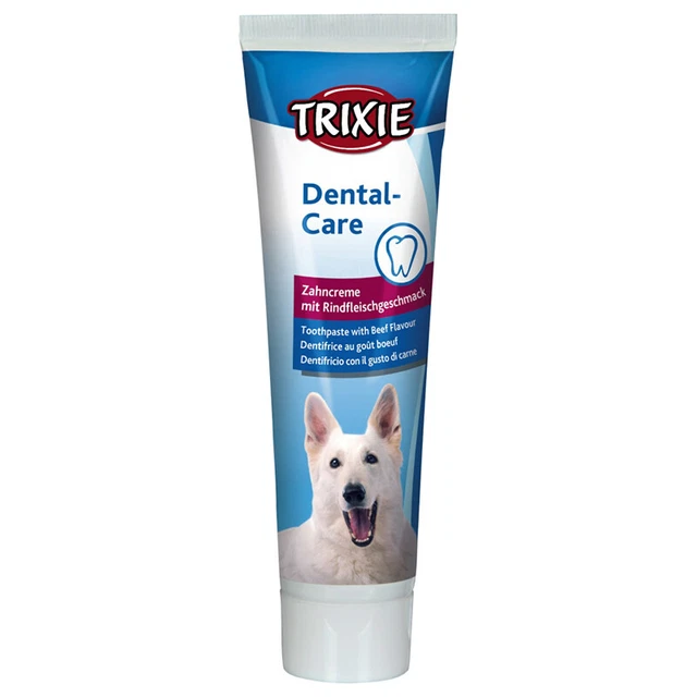 Trixie Pasta de Dientes para Perros Con Fleischgeschmack, 100G, Nuevo