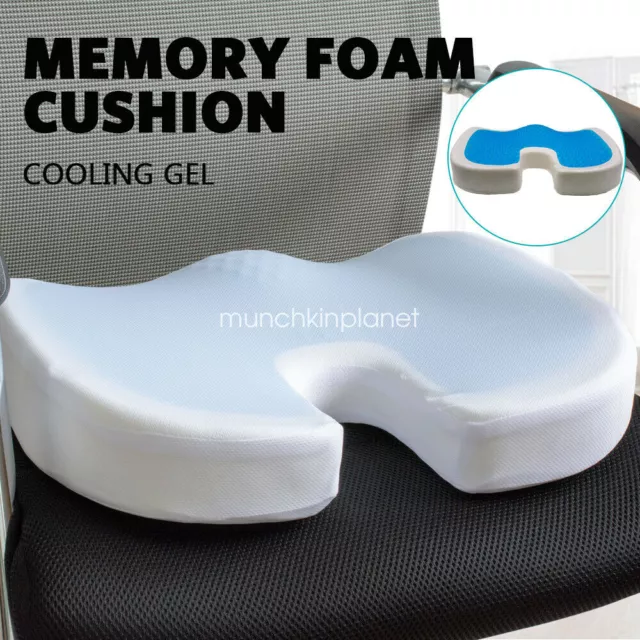 Seat Cushion Gel Pillow coccyx orthopedic memory foam cushion Pain Relief Chair