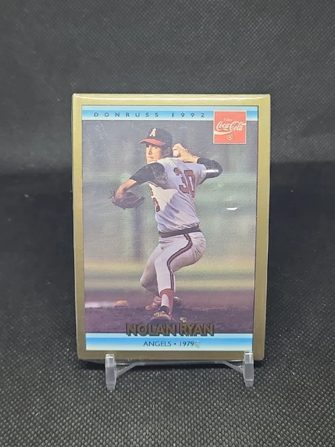 1992 Donruss Coca Cola Career Series #13 NOLAN RYAN 1979 Angels HOF Sealed