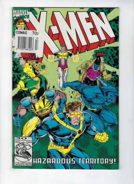 X-MEN # 13 (Marvel Comics, HAZARDOUS TERRITORY, Oct 1992) VF-