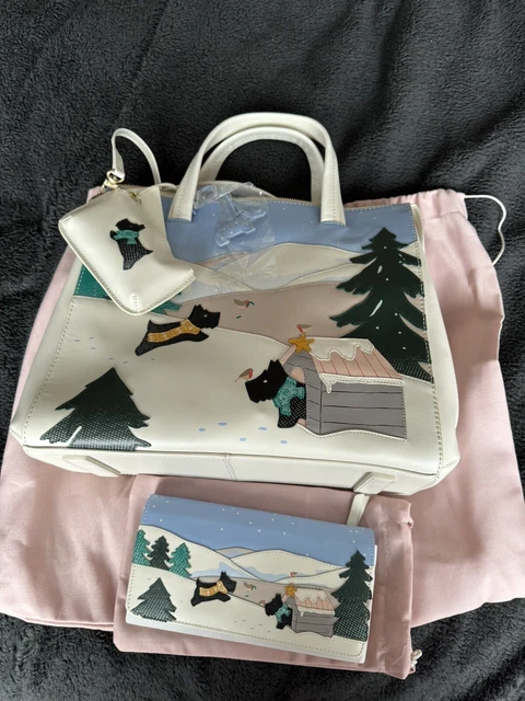 RADLEY AT HOME IN THE SNOW Signature Picture Bag Coin Purse