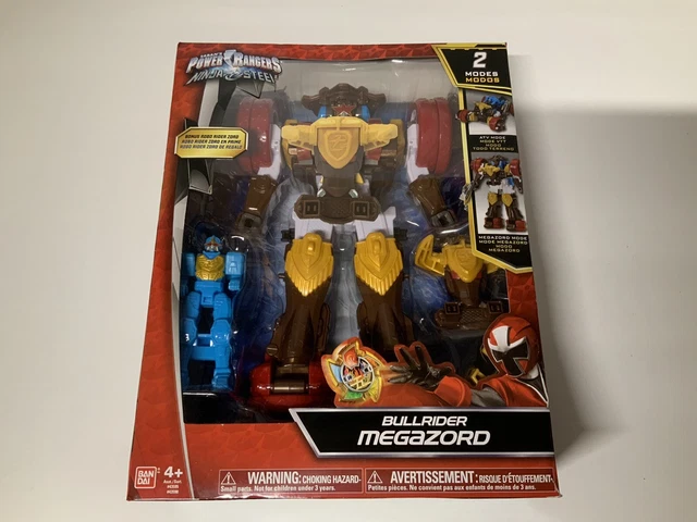 Power Rager Bull POWER RANGERS NINJA Steel Deluxe Bull Rider Megazord Contents Are ...