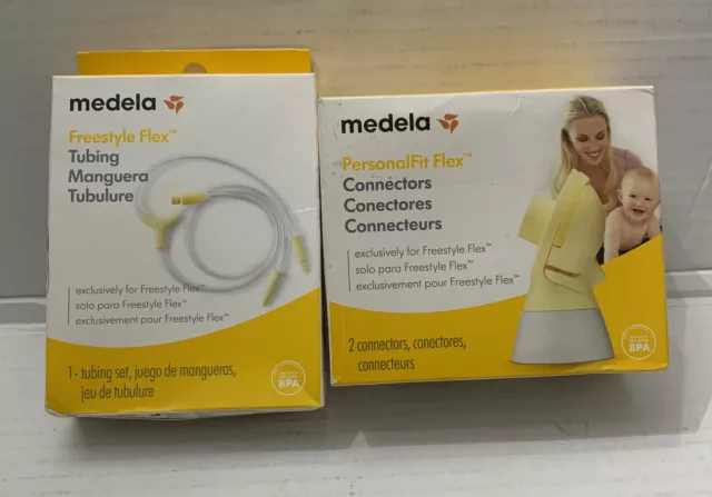 Medela PersonalFit Flex Connectors for Pump & Medela Freestyle Flex Tubing 2in1
