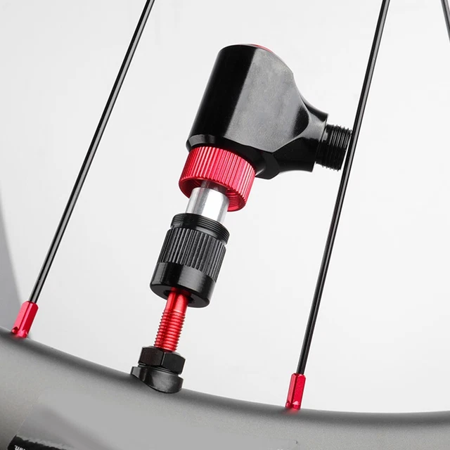 Adaptateur Valve Bombe CO2 Pour Vélo - Compatible Presta Et Schrader