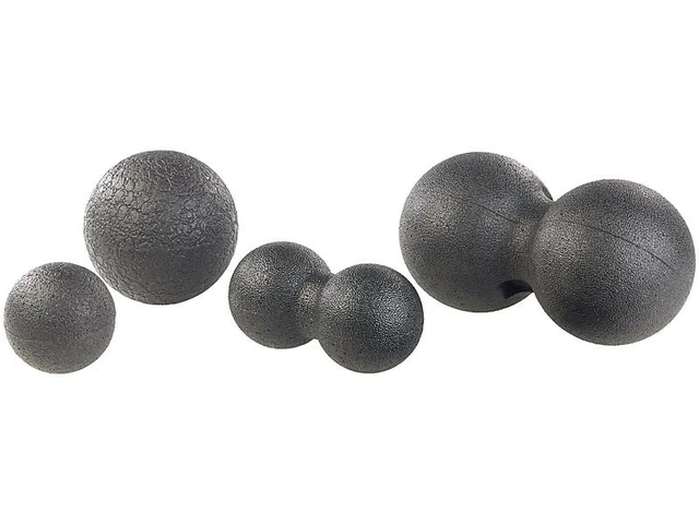 Pack de 4 balles de massage et d'exercice Ø 8 et 12 cm - Newgen Medicals