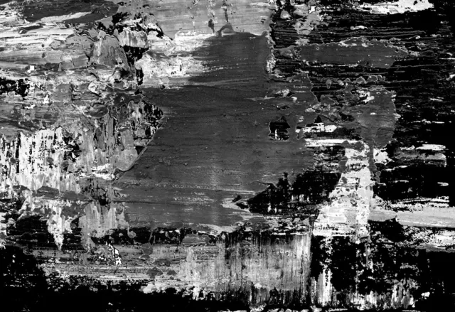 Abstract Black & White quality Painting Canvas Print wall art home decor