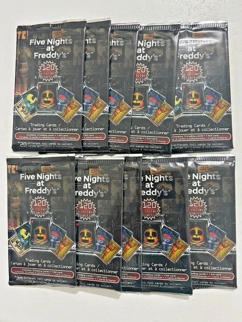 FNAF FIVE NIGHT'S AT FREDDYS 6 CARD TRADING CARD PROMO PACK 2017 NYCC