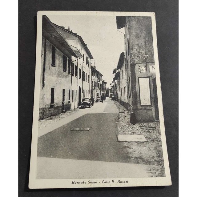 Cartolina Bornate Sesia - Corso B. Buozzi
