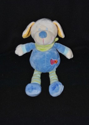 Doudou HB/  DOUDOU PELUCHE BALLE BALLON GRELOT JAUNE BLEU VERT ROSE  14 CM KOM 9 