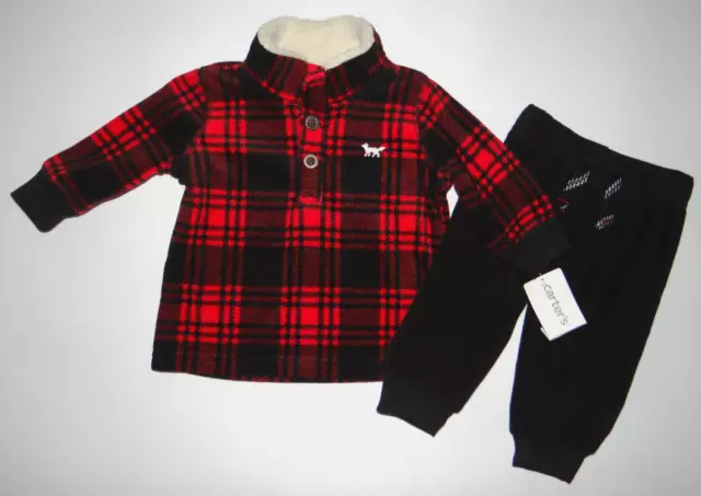 NWT, Baby boy clothes, 3 months, Carter's Fleece top/fleece Joggers