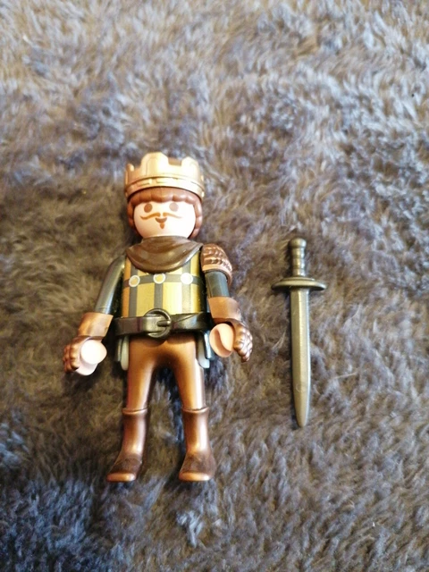 Lot PLAYMOBIL Vintage - Chevaliers Médiévaux Et Soldat De L'aigle - 1974/75