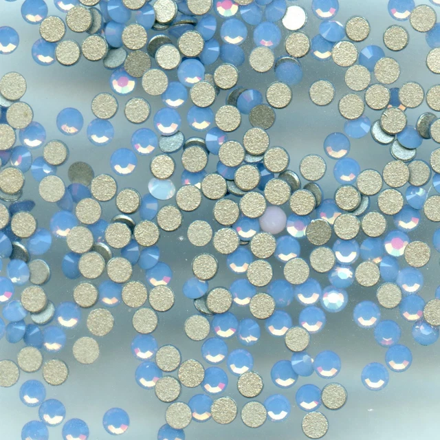 2028 SS10 ABO *** 50 STRASS SWAROVSKI FOND PLAT 2,75mm AIR BLUE OPAL F