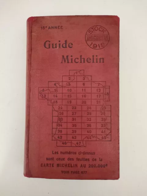 guide michelin 1919