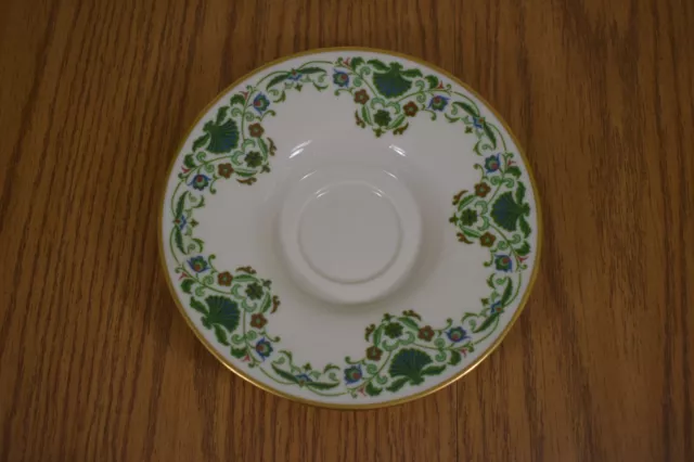 Lenox Floral Green Small Pedestal Cake Plate/Stand In Box, Ø=7.5”, H=2.5"