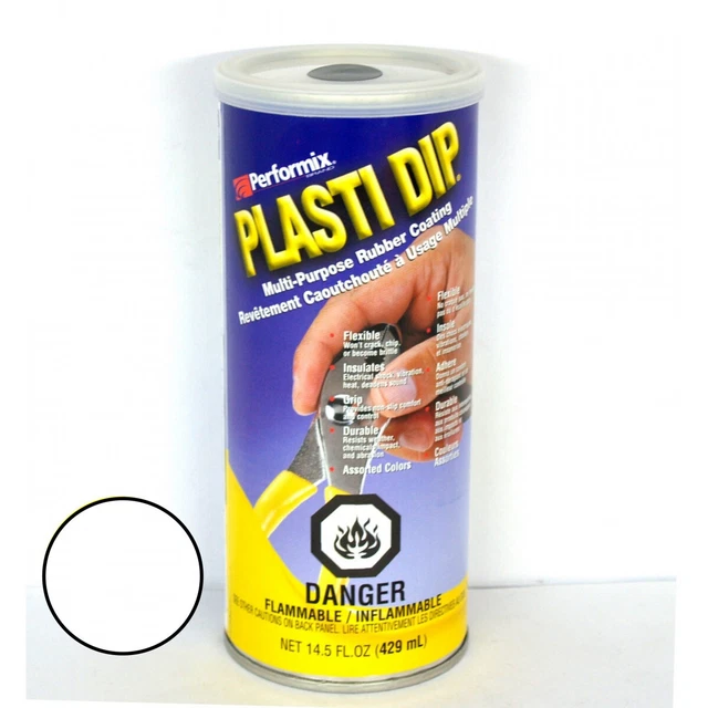 Caoutchouc Liquide Blanc Bocal Plasti Dip 429ml Résistance UV Et Intempéries