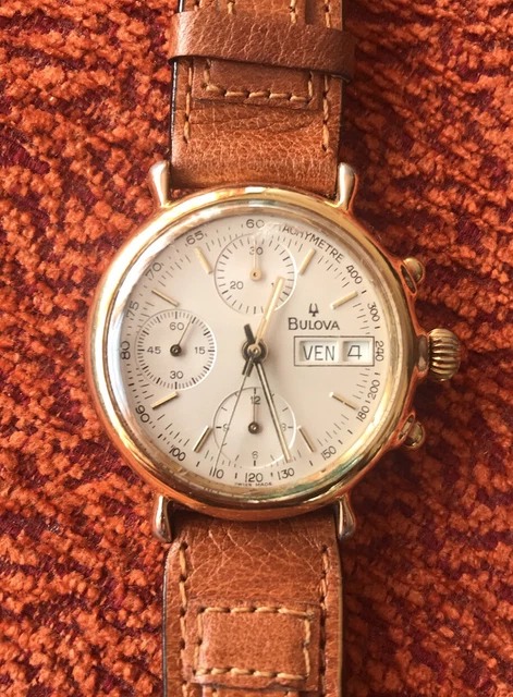 Montre Vintage Bulova Caravelle Mécanique à Remontage Homme - Circa 1975 - Occasion