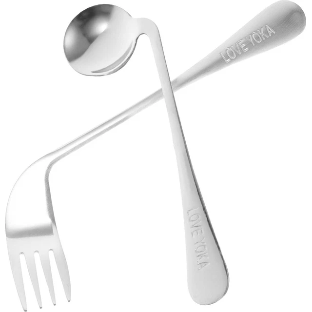Set De Couverts Pliables Acier Inox - Fourchette, Cuillère, Couteau - Camping
