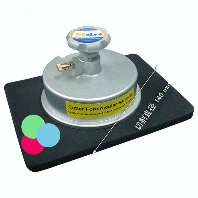 154Sqcm Fabric Sampler Round Cloth Cutter Textile Weight GSM Sampling Adjustable