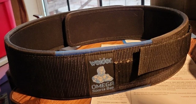 WEIDER WEIIDER OMEGA Sports Belt XL Health Fitness AB4XL Gym