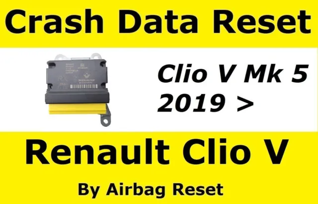 Crash Data Reset Service For RENAULT CLIO V MK5 AIRBAG MODULE