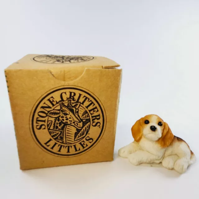 Stone Critters Littles Beagle Dog Figurine SCL-027 The Animal Collection 1998