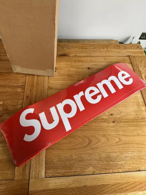 Supreme Box Logo Uncut Skateboard Deck Brand New