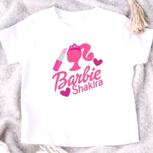 Girl’s Barbie T-shirt / Barbie Tee Gift T-shirt / Girls Tshirts Barbie Themed