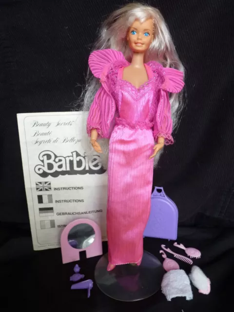 Barbie vintage Secrets Beauty 1979 Platine Rare