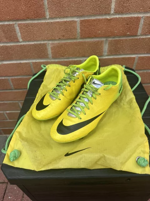NIKE MERCURIAL VAPOR IX 06M R9 Edition FG Samba Yellow UK 9.5 69.00 PicClick UK