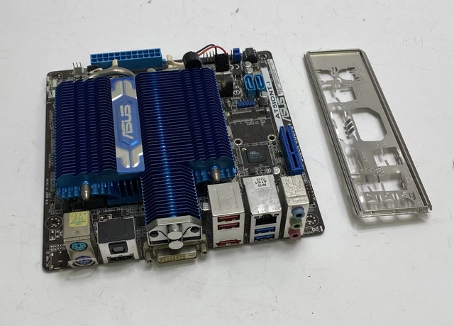 ASUS AT5IONT-I REV. 1.03G Onboard Intel Atom D525 CPU Motherboard and ...