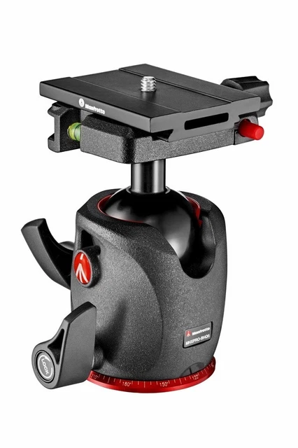 XPRO Testa a sfera in magnesio con piastra di bloccaggio superiore|Manfrotto