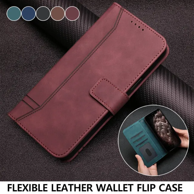 For VIVO Y12S Y20 Y21S Y33S Y53S Shockproof Wallet Soft Leather Flip Case Cover