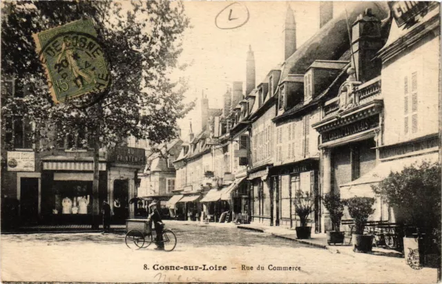 CPA COSNE-sur-LOIRE-Rue du Commerce (421035)