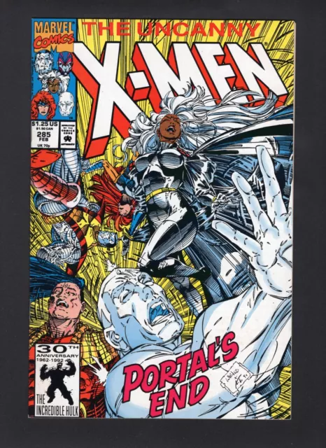 Uncanny X-Men #285 Vol. 1 1st App Of Mikhail Rasputin Marvel Comics '91 NM